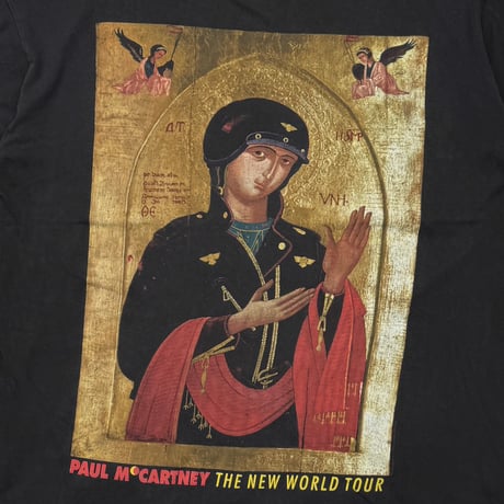 PAUL McCARTNEY BIKER LIKE ICON THE NEW WORLD TOUR FITS XL 7693