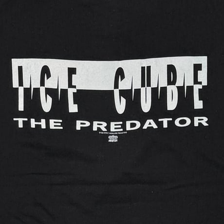 ICE CUBE FRONT MONOCHROME FACE 1992 THE PREDATOR HANES LARGE 9312