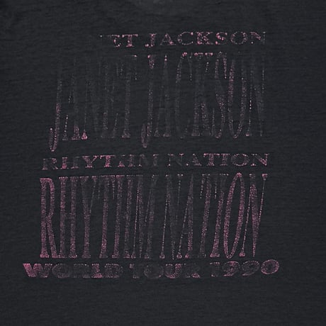 JANET JACKSON RHYTHM NATION SLEEVELESS BLACK FITS LARGE 0672