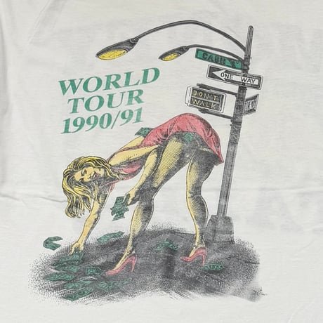 AC/DC MONEY TALKS WORLD TOUR 1990/91  WHITE BROCKUM XL 2306