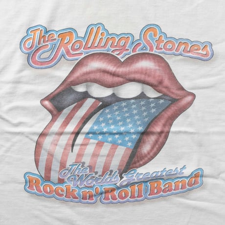 THE ROLLING STONES AMERICAN FLAG TONGUE BRIDGES TO BABYLON WORLD TOUR 97/98 WHITE ALL SPORT XL 9508