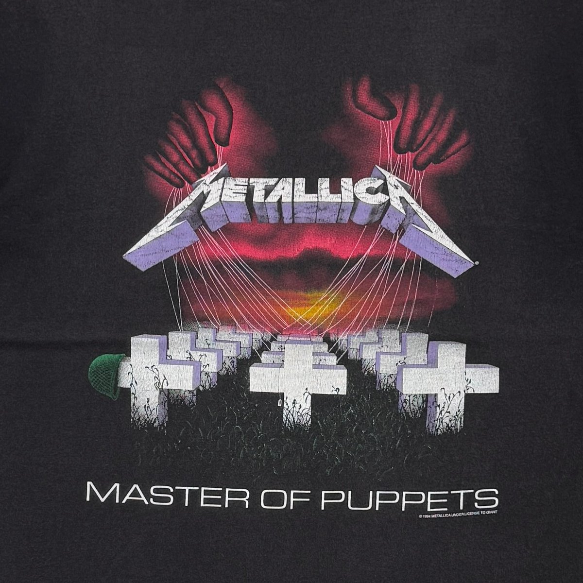 METALLICA MASTER OF PUPPETS GIANT FITS XL 2382