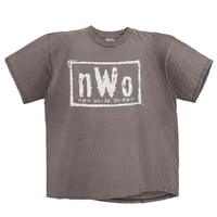 NEW WORLD ORDER NWO WHITE LOGO TULTEX XL 5766