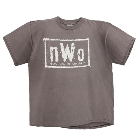 NEW WORLD ORDER NWO WHITE LOGO TULTEX XL 5766
