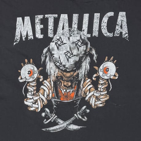 METALLICA Y2K PUSHEAD DOUBLE EYES SKULL Z-USA XL 0902