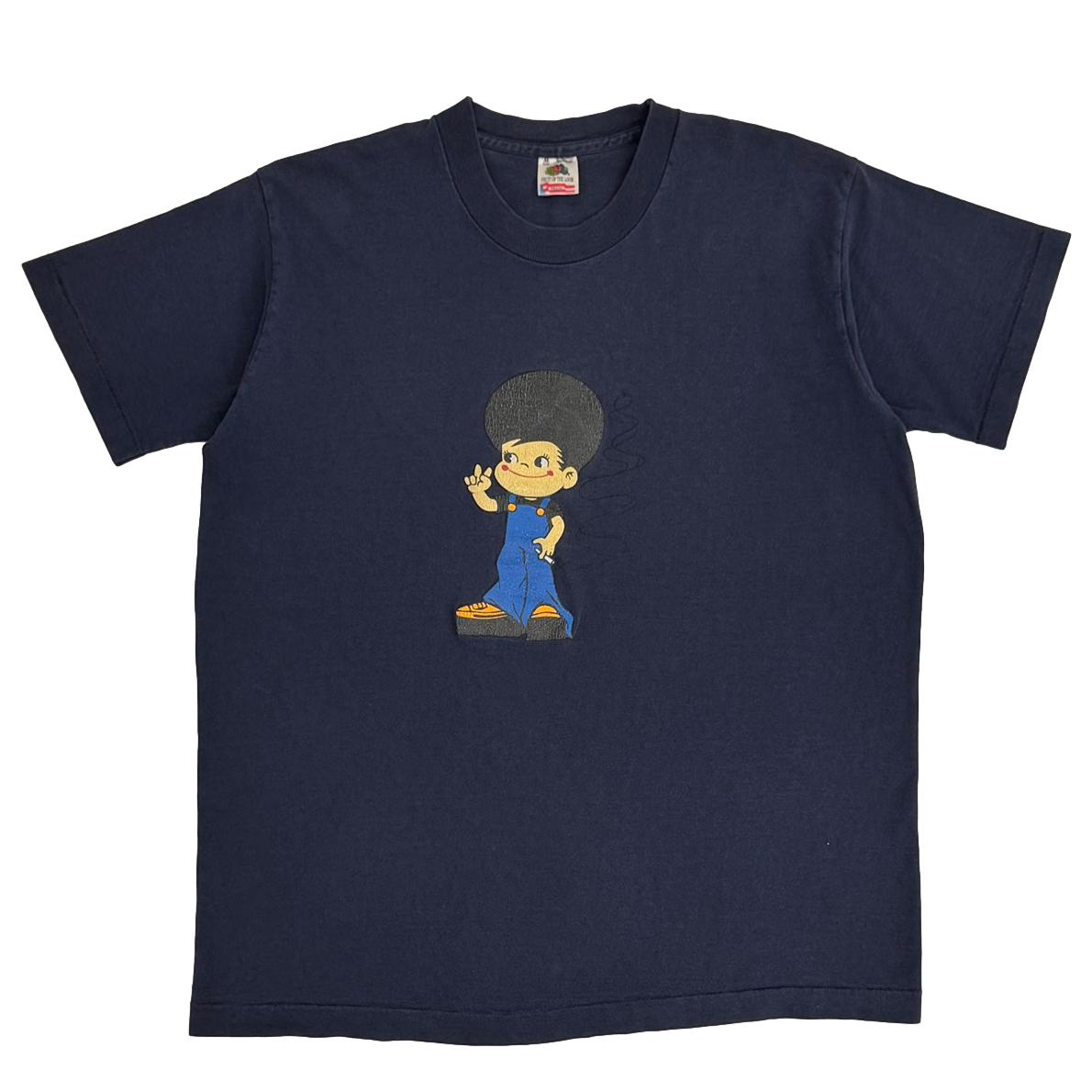 FUJIYA POKO CHAN ANVIL NAVY FRUIT OF THE LOOM M