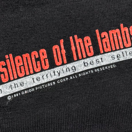 THE SILENCE OF THE LAMBS 1991 SHOULDER & ARM FLYING MOTH HANES LARGE 7738