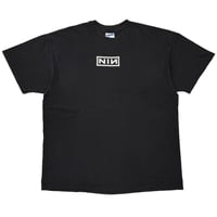 NINE INCH NAILS BOX LOGO HANES XL 0489