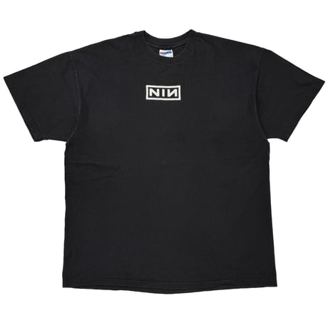 NINE INCH NAILS BOX LOGO HANES XL 0489