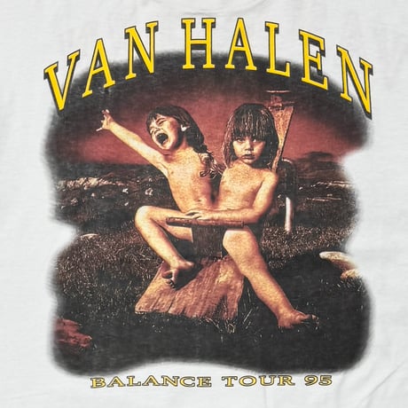 VAN HALEN BALANCE TOUR 1995 BOOTLEG WHITE XL 0891