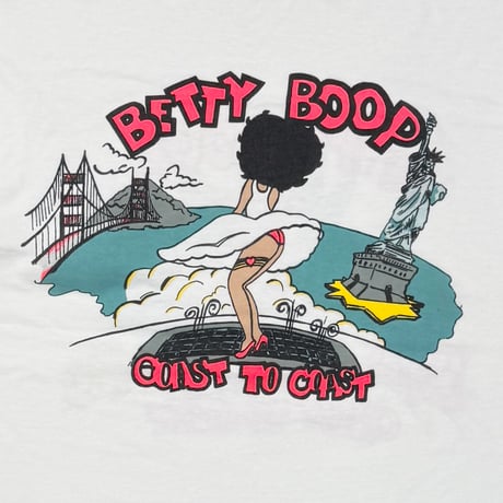 BETTY BOOP 1992 COAST TO COAST LINK PRINT WHITE MURINA LARGE 9104