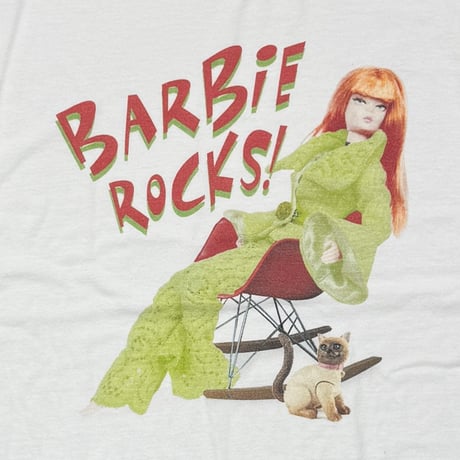 BARBIE BARBIE ROCKS! DOLL PORTRAIT WHITE GILDAN XL 7700