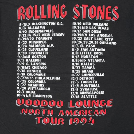 THE ROLLING STONES LIP & SPIKE TONGUE VOODOO LOUNGE TOUR 1994 XL 1097