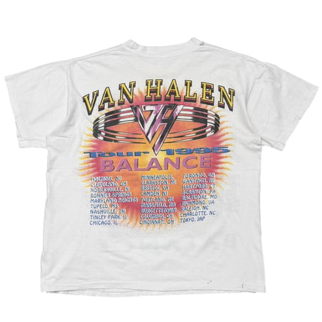 VAN HALEN BALANCE WORLD TOUR 1995 WHITE XL 2474