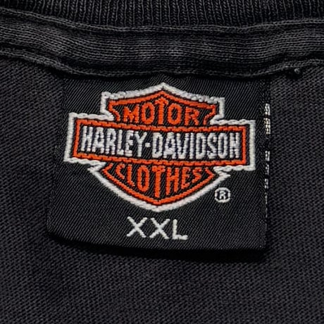 HARLEY DAVIDSON BLUE EMBLEM SANTA BARBARA ARM FLAME LS XXL 1667