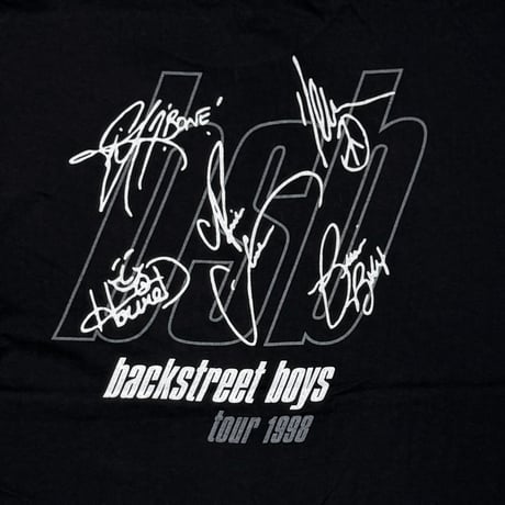 BACKSTREET BOYS BALENCIAGA SAMPRING 1998 STEDMAN BY HANES XL 8828