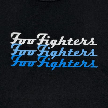 FOO FIGHTERS GRADETION LOGO BLACK M&O LARGE 1516