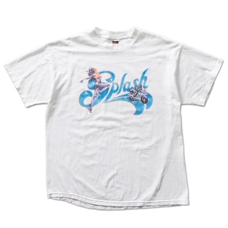OLD&VINTAGE SPLASH SORAYAMA PARODY WHITE FRUIT OF THE LOOM XL 0971