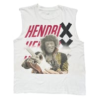 JIMI HENDRIX 1989 X PORTTRAIT SLEEVELESS WHITE XL 0648