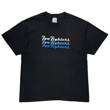 FOO FIGHTERS GRADETION LOGO BLACK M&O LARGE 1516