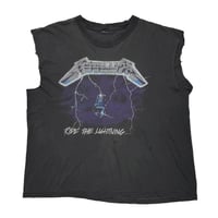 METALLICA 1989 RIDE THE LIGHTNING SLEEVELESS FITS XL 1247