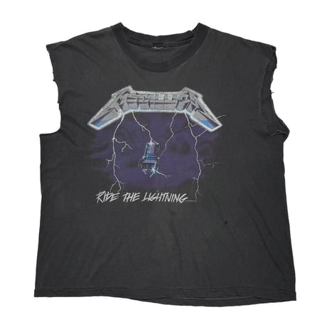METALLICA 1989 RIDE THE LIGHTNING SLEEVELESS FITS XL 1247