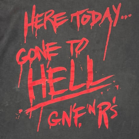 GUNS N' ROSES HERE TODAY GONE TO HELL SKULL AMERICAN FLAG ACME LARGE 1105