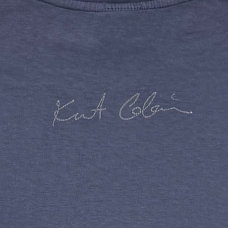 NIRVANA KURT COBAIN THE END OF MUSIC NAVY ARTIMONDE FITS LARGE 1431