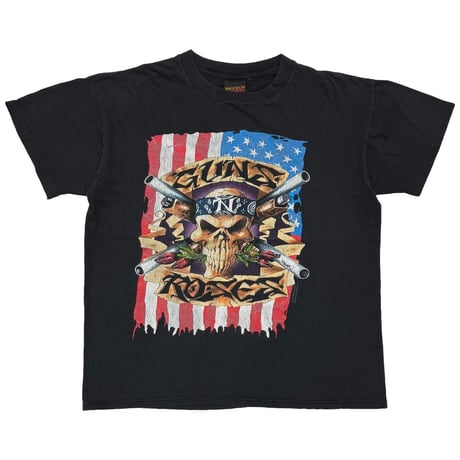 GUNS N' ROSES AMERICAN FLAG SKULL USE YOUR ILLUSION TOUR BROCKUM LARGE 2395