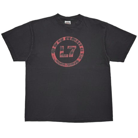 L7 CIRCLE LOGO US TOUR 1997 TULTEX XL 0406