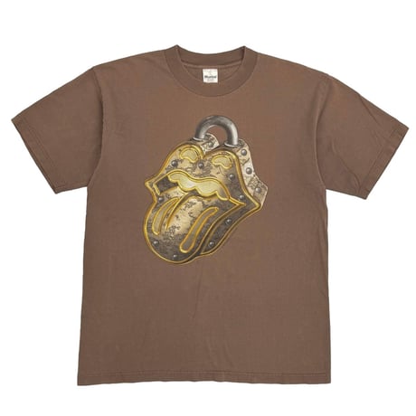 THE ROLLING STONES NO SECURITY PADLOCK TONGUE BROWN MURINA LARGE 8764