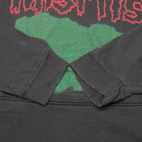 MISFITS HUGE GREEN SKULL BOOTLEG LS XL 1110