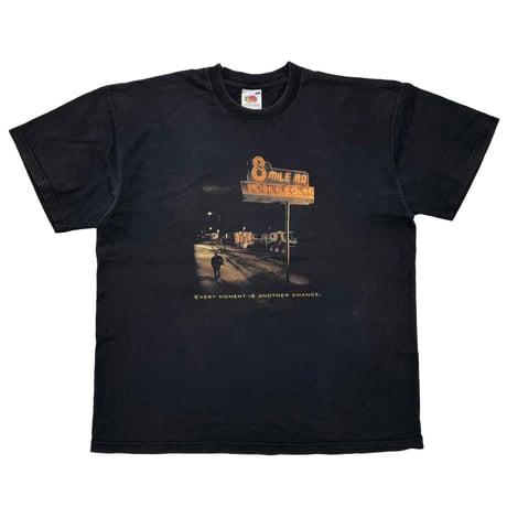 EMINEM 8MILE MOVIE PROMO EVERY MOMENT IS ANOTHER CHANCE BLACK FRUIT OF THE LOOM  XL 1754