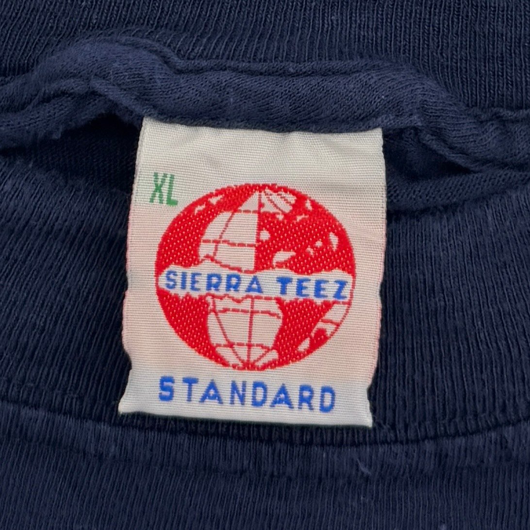 1995☆Queen☆ヴィンテージＴ クイーン エンブレム レアXL QUEEN 1995 EMBLEM NAVY SIERRA TEEZ XL 8185 | gr