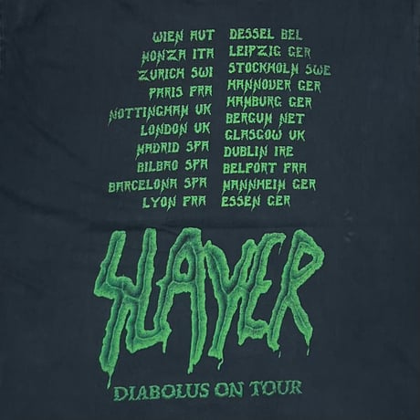 SLAYER DIABOLUS ON TOUR BG XL 0966