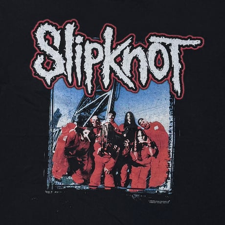Slipknot 2000 FRONT RED JUMPSUIT BACK BARCODE BLUE GRAPE XL 0884