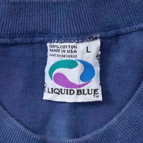 DISNEY VINTAGE FANTASMIC VILLAINS LIQUID BLUE LARGE TIE DYE 2770