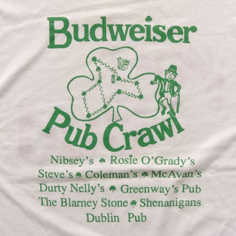 Budweiser NOTHING BEATS A Bud 1992 WHITE LARGE 3491