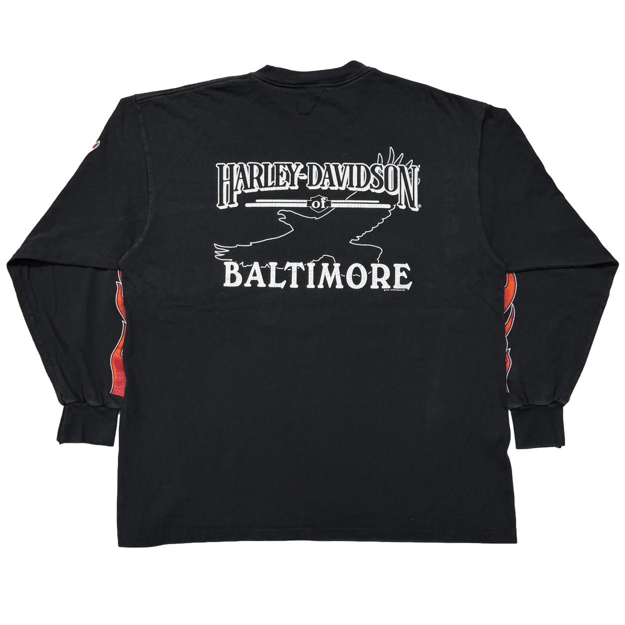 HARLEY DAVIDSON UNTAMED TIGER ORANGE FLAME LS X