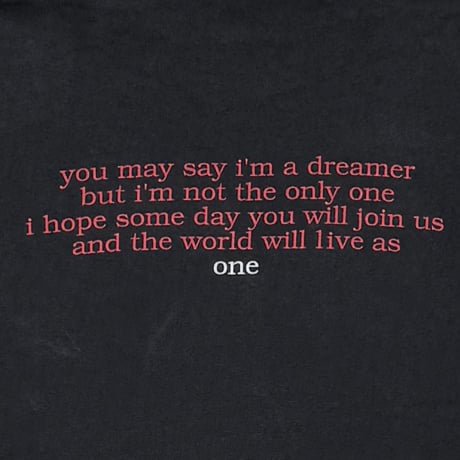 JOHN LENNON Y2K ONE BLACK ALL SPORT LARGE 1504