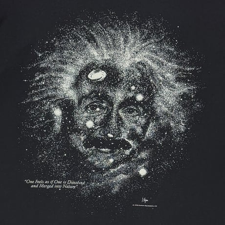 ALBERT EINSTEIN 1993 SPACE ONE FEELS AS IF IS DISSOLVED LARGE 3151