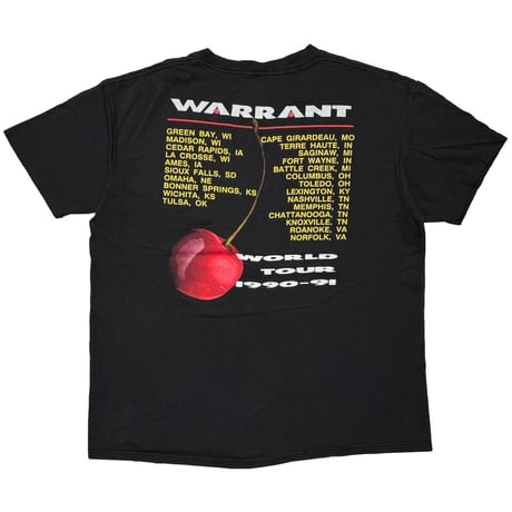 WARRANT CHERRY PIE WORLD TOUR 1990-91 BROCKUM XL 0742