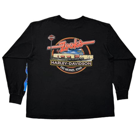 HARLEY DAVIDSON DES MOINES IOWA V FLAME BLUE FITS XL 1032