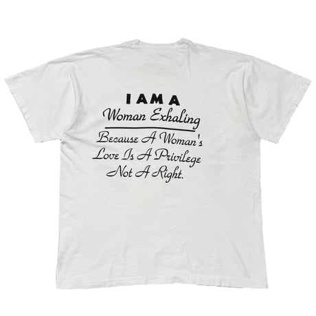 WAITING TO EXHALE IAMA RAP DESIGN BOOTLEG WHITE FITS XL 2475