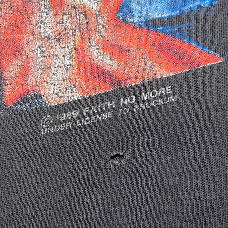 FAITH NO MORE EUROPEAN TOUR 1990 FITS XL BLACK 8629