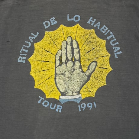 JANE'S ADDICTION RITUAL DE LO HABITUAL TOUR 1991 FADED BLACK FITS XL 4052