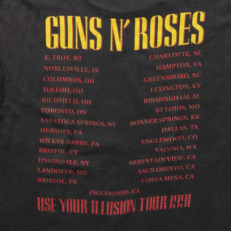GUNS N' ROSES USE YOUR ILLUSION TOUR 1991 BROCKUM XL 1575