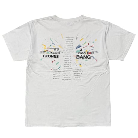 THE ROLLING STONES BIGGER BANG SS WHITE ANVIL LARGE 1791
