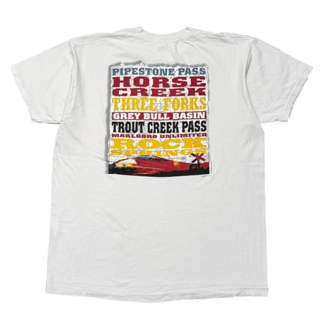 Marlboro UNLIMITED HORSE CREEK POCKET TEE WHITE FRUIT OF THE LOOM XL 9459