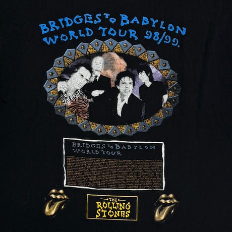 THE ROLLING STONES DOT TONGUE BRIDGES TO BABYLON WORLD TOUR 98/99 XL 8213